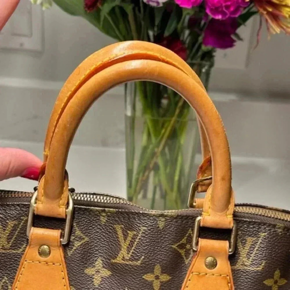 Vintage LOUIS VUITTON Monogram Alma PM Handbag Satchel Tote Bag LV EUC + COA - Picture 9 of 16